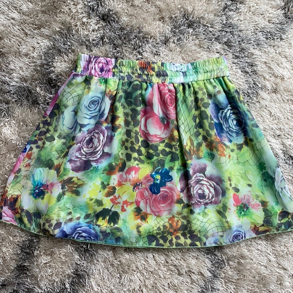 REAL APPEAL floral mini skirt - Picture 1 of 3